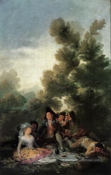 le pique nique Francisco de Goya Peinture à l'huile